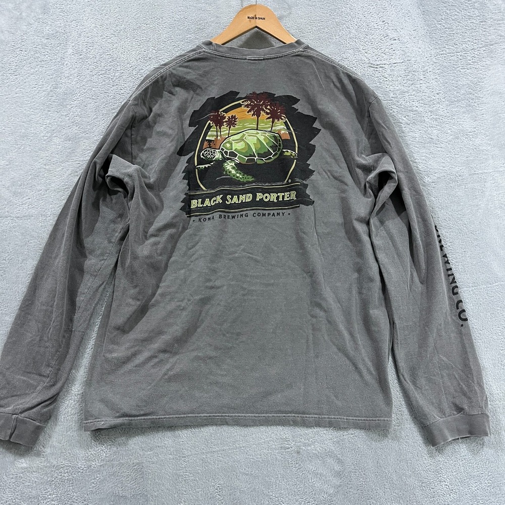 VTG Crazy Shirts Men's XL Kona Brewing Co. Hawaii Surfer Faded Y2K